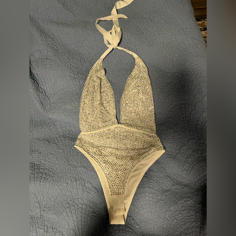 Rhinestone bodysuit